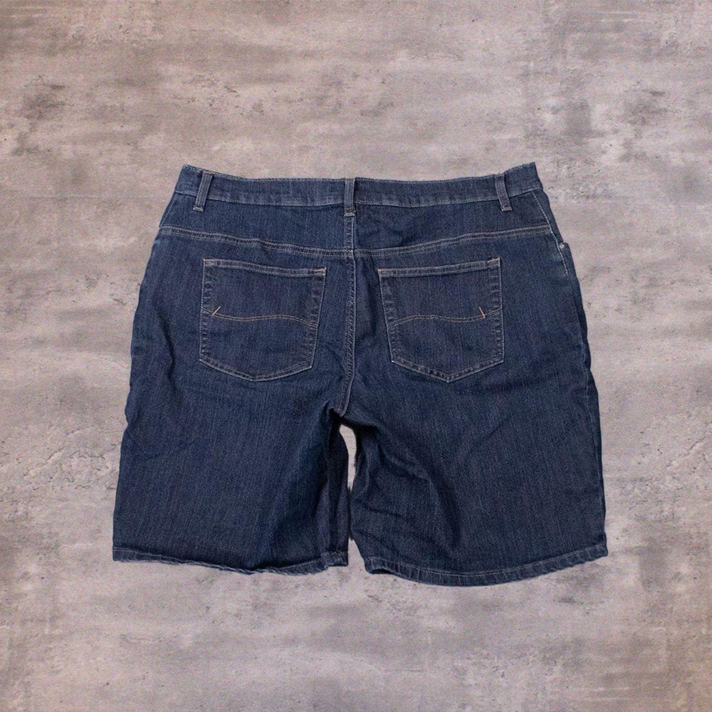 Lee Relax Indigo Baggy Relax Fit Jean Denim Jorts Y2K Style Shorts